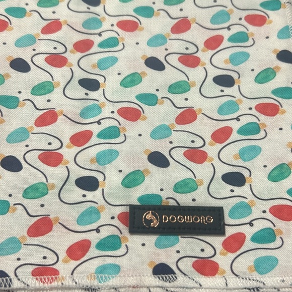 NWT Dogwong Christmas lights medium dog bandana - Picture 2 of 5